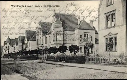 Ak Neunkirchen im Saarland, Goethestraße