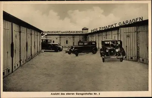 Ak Berlin Mitte, Holzmarkt Garagen, Holzmarktstraße 68