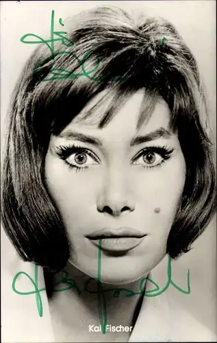 Ak Schauspielerin Kai Fischer, Portrait, Autogramm