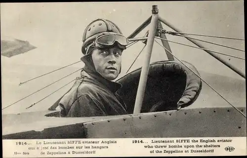 Ak Lieutnant Siffe, English aviator, Royal Air Force