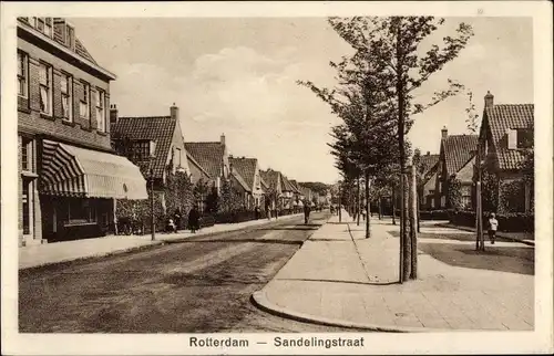 Ak Rotterdam Südholland Niederlande, Sandelingstraat