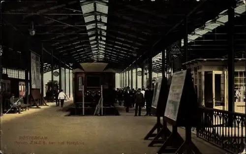 Ak Rotterdam Südholland Niederlande, Bahnhof ZNES, Hofplein