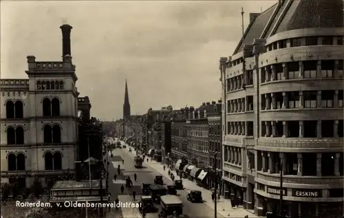 Ak Rotterdam Südholland Niederlande, v. Oldebarneveldtstraat