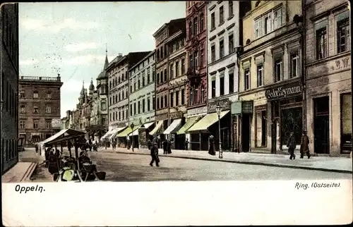 Ak Opole Oppeln Schlesien, Ring, Ostseite