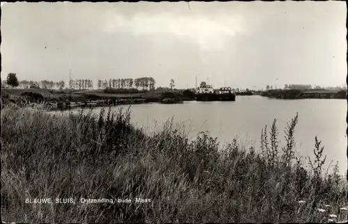 Ak Blauwe Sluis Nordbrabant, Ontzanding oude Maas