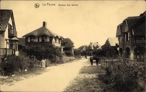 Ak La Panne Westflandern, Avenue des Dunes