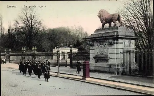 Ak Laeken Brüssel Brüssel, Die Königliche Garde