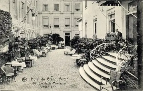 Ak Bruxelles Brüssel, Hotel du Grand Miroir