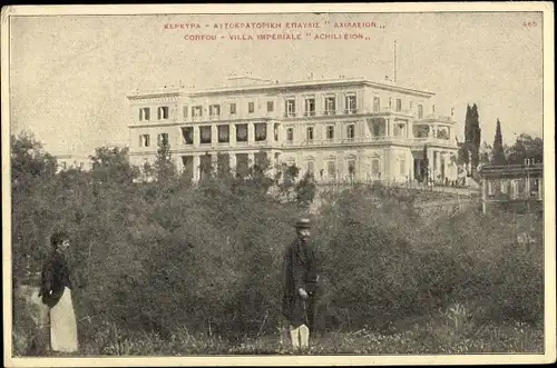 Ak Korfu Griechenland, Kaiservilla Achilleion