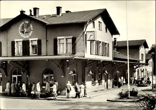 Ak Bad Elster im Vogtland, Bahnhof