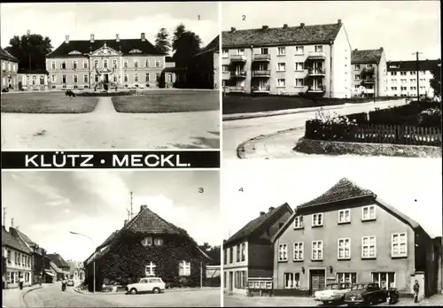 Ak Klütz Mecklenburg, Feierabendheim, An der Bamburg, Ernst-Thälmann-Straße, HO Gaststätte Zum Zoll