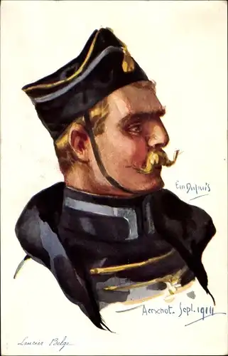 Künstler Ak Dupuis, Em., Lancier belge, Belgischer Soldat