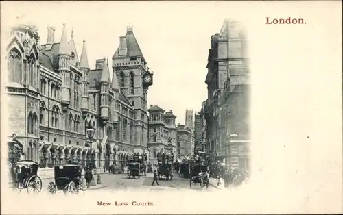 Ak London City England, New Law Courts