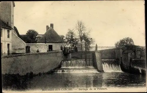 Ak Boubers sur Canche Pas de Calais, Filature-Mutter