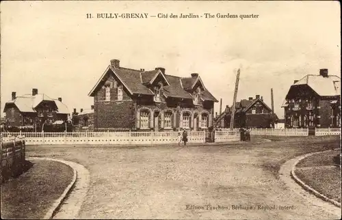 Ak Bully Grenay Pas de Calais, Stadt der Gärten