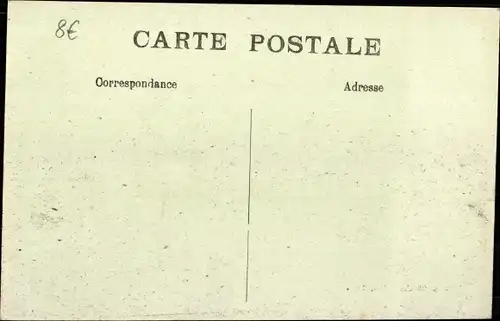 Ak Bucquoy Pas de Calais, Der Platz und die Rue d&#39;Achiet le Petit im Jahr 1919