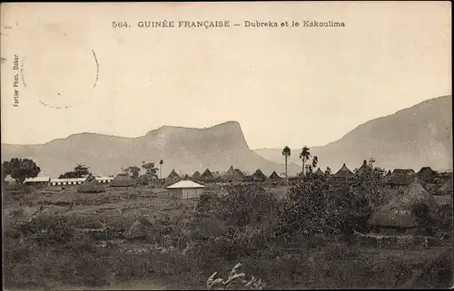 Ak Dubréka in Guinea, Panorama und Kakoulima