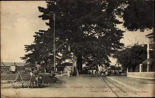 Ak Conakry Guinea, Le Port, Boulevard Circulaire