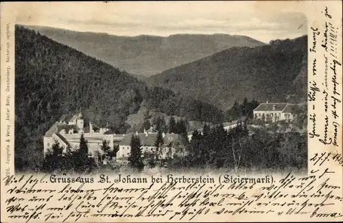 Ak Sankt Johann bei Herberstein Steiermark, Panorama