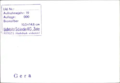 Foto Gera in Thüringen, Theater