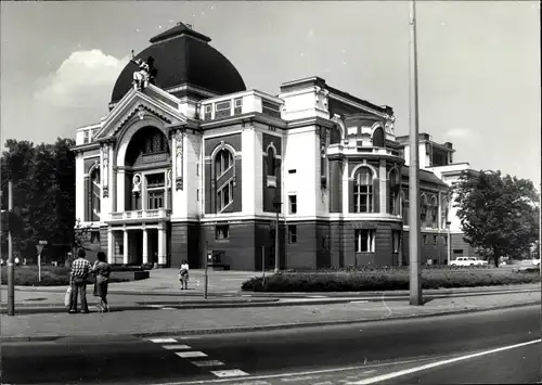 Foto Gera in Thüringen, Theater, Straßenseite