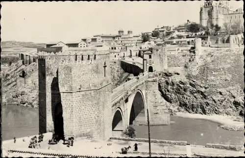 Ak Toledo Kastilien La Mancha Spanien, Puente de San Martin