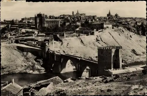 Ak Toledo Kastilien La Mancha Spanien, Puente de San Martín