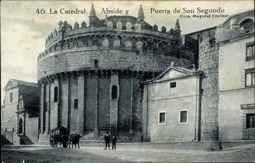 Ak Madrid Spanien, Kathedrale, Abside, Puerta de San Segundo