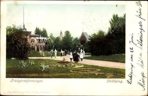 Ak Linköping Schweden, Trädgårdsföreningen