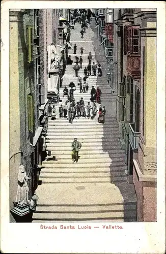 Ak Malta, Strada St. Lucia, Treppe