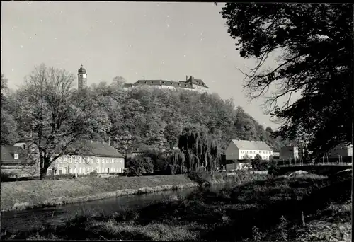 Foto Ak Greiz im Vogtland, Blick zum Schloss