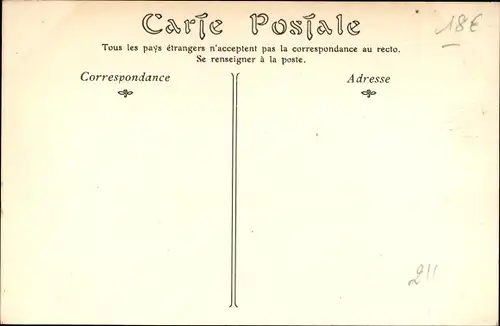 Ak Col de la Schlucht Vosges, Frontiere, Straßenpartie