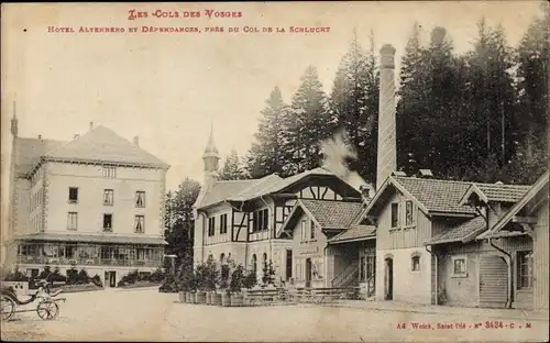 Ak Col de la Schlucht Vosges, Hôtel Altenberg et Dependances, près du Col de la Schlucht