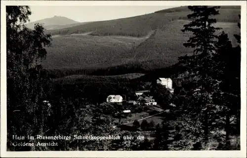 Ak Przesieka Hain Podgórzyn Giersdorf Riesengebirge Schlesien, Schneekoppe