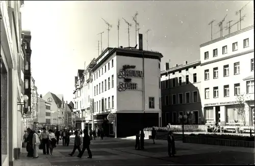 Foto Ak Halle an der Saale, Straßenpartie, Beratungszentrum, Praunen Kaffee