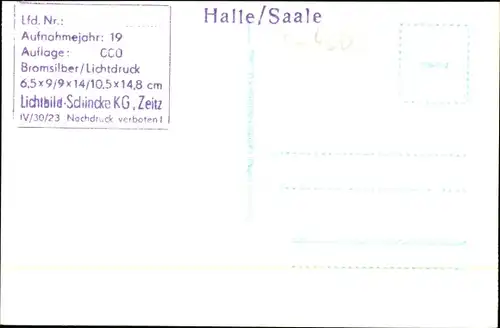 Foto Ak Halle an der Saale, Straßenpartie, Beratungszentrum, Praunen Kaffee