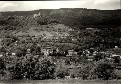 Ak Bad Blankenburg in Thüringen, Blick zur Burg