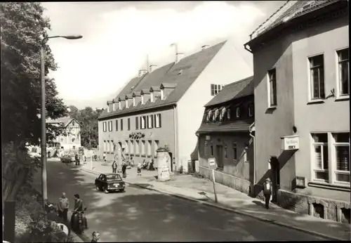 Ak Weida in Thüringen, An der Post