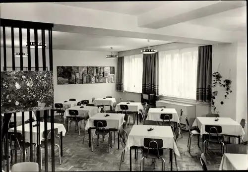 Ak Kahla in Thüringen, FDGB Erholungsheim Jacques Decour, Speisesaal