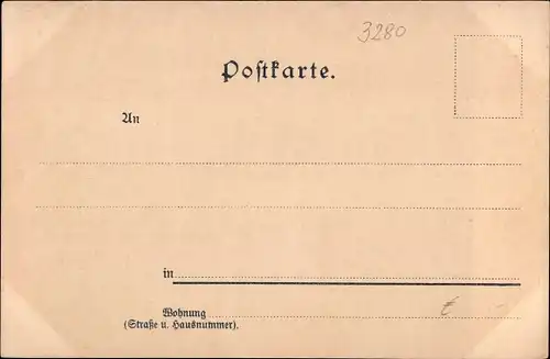 Litho Bad Pyrmont in Niedersachsen, Spelunkenturm, Bergbahnrestaurant, Kurhaus, Totale