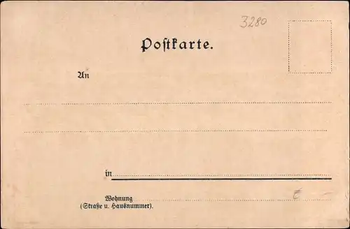 Litho Bad Pyrmont in Niedersachsen, Gesammtansicht vom Königsberg aus, Emmerpartie