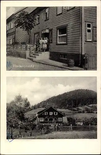 Ak Sieber Herzberg am Harz, Dörings Gasthaus und Schlachterei Zur Linde