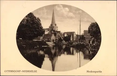 Ak Otterndorf an der Niederelbe, Medempartie