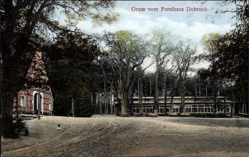 Ak Dobrock Wingst in Niedersachsen, Forsthaus