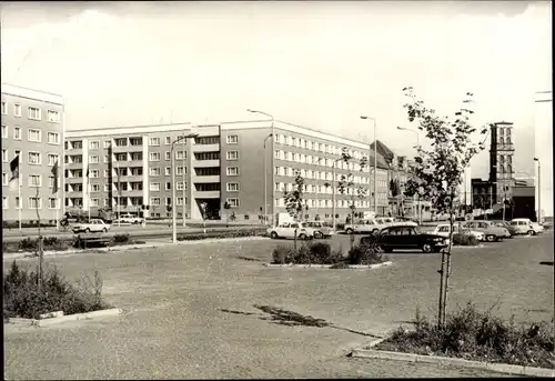 Ak Dessau in Sachsen Anhalt, Ecke August Bebel und Willy Lohmann-Straße