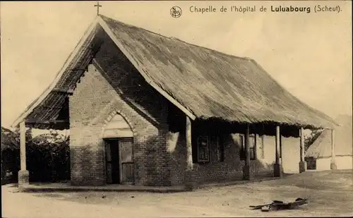 Ak Luluabourg Kananga DR Kongo Zaire, Chapelle de l'hopital, Scheut