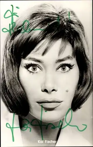 Ak Schauspielerin Kai Fischer, Portrait, Autogramm