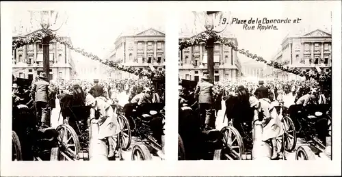 Stereo Foto Paris VIII, Place de la Concorde et Rue Royale