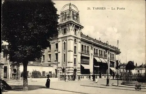 Ak Tarbes Hautes Pyrenäen, La Poste