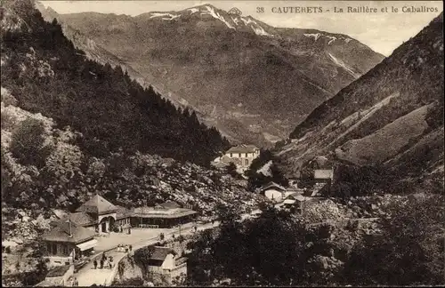 Ak Cauterets Hautes Pyrenäen, La Raillère und Cabaliros